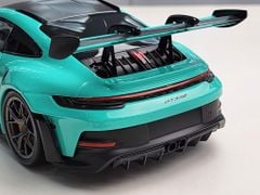Xe Mô Hình Porsche 911 (992) Gt3Rs Green +Dark Silver Wheels 2024 1:18 MINICHAMPS