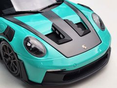 Xe Mô Hình Porsche 911 (992) Gt3Rs Green +Dark Silver Wheels 2024 1:18 MINICHAMPS