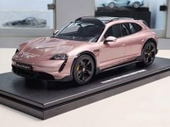 Xe Mô Hình Porsche GT Taycan Turbo S Cross Turismo Pink2022 1:18 GT Spirit