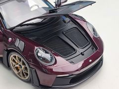 Xe Mô Hình PORSCHE 911 (992) GT3RS – 2023 – PURPLE W GOLD WHEELS 1:18 MINICHAMPS