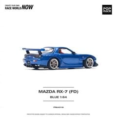 Xe Mô Hình Mazda RX-7 FD3S RE-AMEMIYA 1:64 1:64 Pop Race ( Metallic Blue )