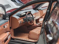 Xe Mô Hình Benz S-Class S600L 1:18 MotorHelix ( Obsidian Black / Brown )