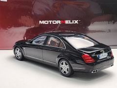 Xe Mô Hình Benz S-Class S600L 1:18 MotorHelix ( Obsidian Black / Brown )