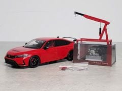 Xe Mô Hình Honda Civic Type R (FL5) 1:18 Motor Helix (Rallye Red)