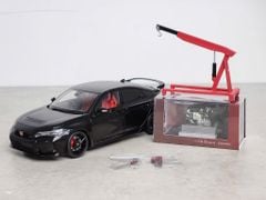 Xe Mô Hình Xe Mô Hình Honda Civic Type R (FL5) 1:18 Motor Helix (Crystal Black Pearl)