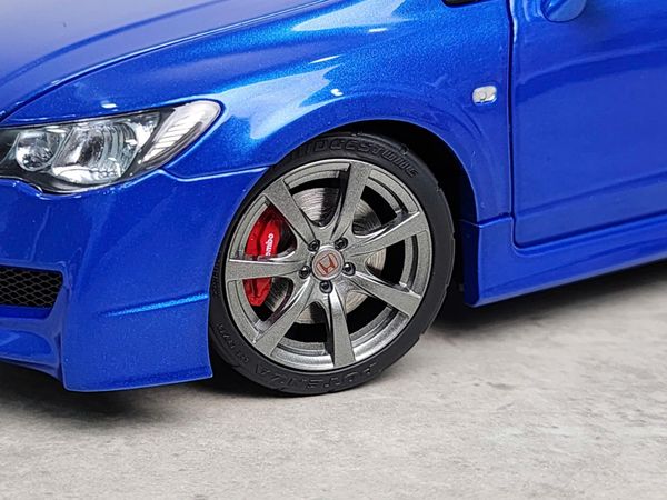 Xe Mô Hình Honda Civic Type R (FD2) 2007 Early Version 1:18 Motor Helix (Vivid Blue Pearl)