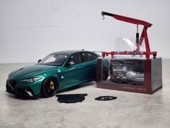 Xe Mô Hình Alfa Romeo Giulia GTAm 1:18 Motor Helix (Montreal Green)