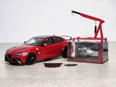 Xe Mô Hình Alfa Romeo Giulia GTAm 1:18 Motor Helix (Rosso GTA Red)
