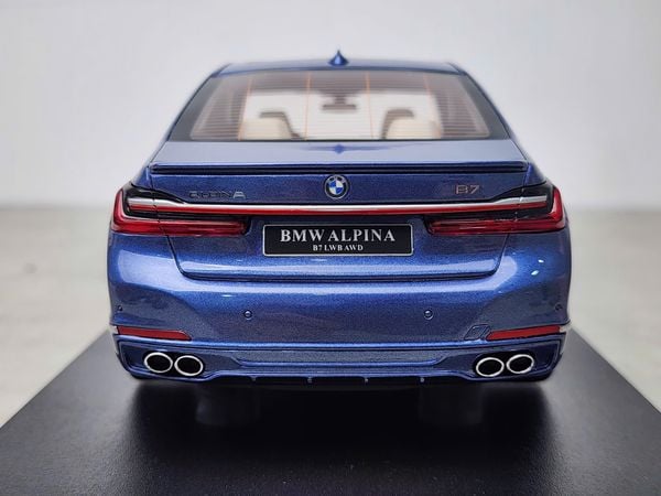 Xe Mô Hình BMW Alpina B7 2022 1:18 GT Spirit ( Blue )