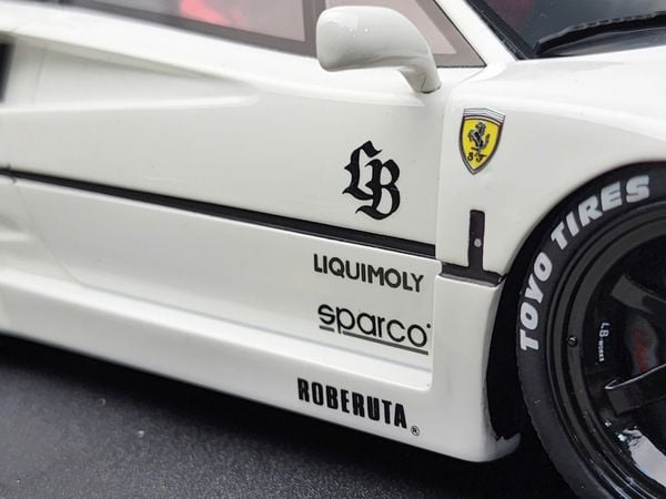 Xe Mô Hình LB-Works F40 2023 1:18 GTSpirit ( White )