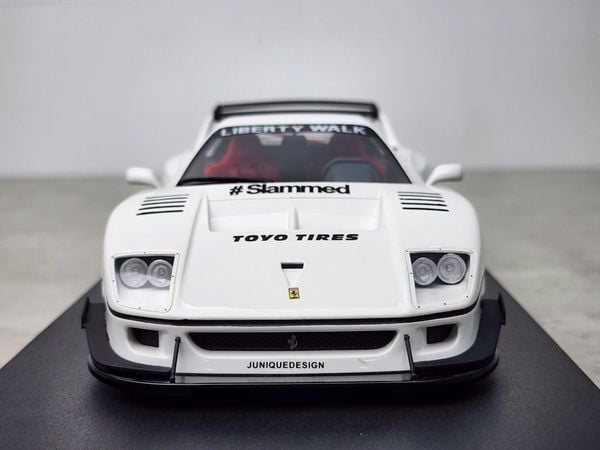 Xe Mô Hình LB-Works F40 2023 1:18 GTSpirit ( White )