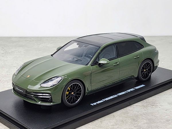 Xe Mô Hình Porsche Panemera Turbo S Sport Turismo 2021 1:18 GT Spirit ( Green )