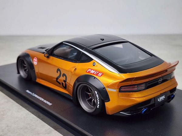 Xe Mô Hình Nissan Z LB Nation Works LB Gold 1:18 Top Speed