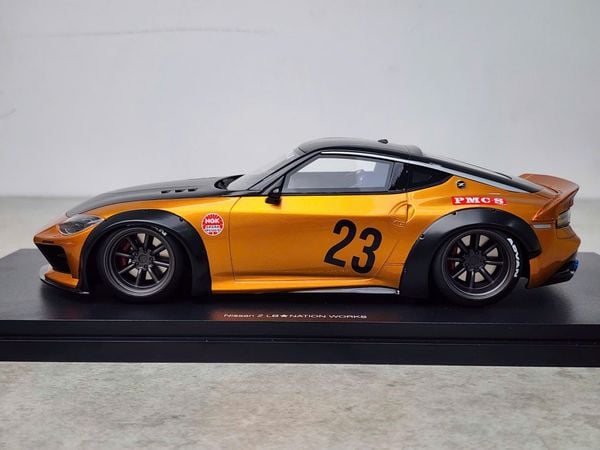 Xe Mô Hình Nissan Z LB Nation Works LB Gold 1:18 Top Speed