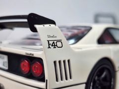 Xe Mô Hình Ferarri F40 LBWK 1:18 GTSpirit ( Trắng )