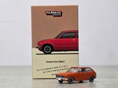 Xe Mô Hình Honda Civic (SB1) 1/64 J-Collection ( Orange )