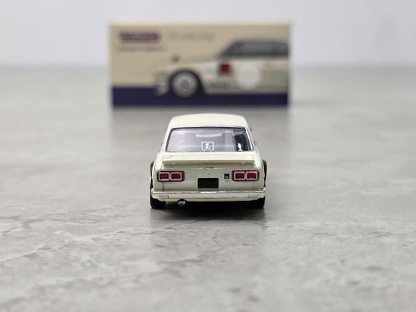 Xe Mô Hình Nissan Skyline 2000 GT-R (KPGC10) 1:64 Tarmac Works ( White )