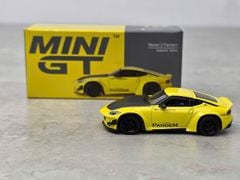 Xe Mô Hình Nissan Z Pandem Ikazuchi 1:64 MiniGT (Vàng)