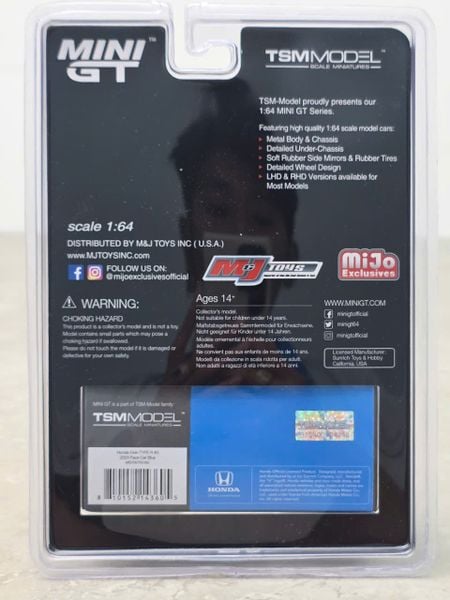 Xe Mô Hình Honda Civic Type R #3 2023 1:64 MiniGT
