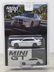 Xe Mô Hình BMW i7 xDrive60 Mineral 1:64 MiniGT ( White/ Blister Backaging )