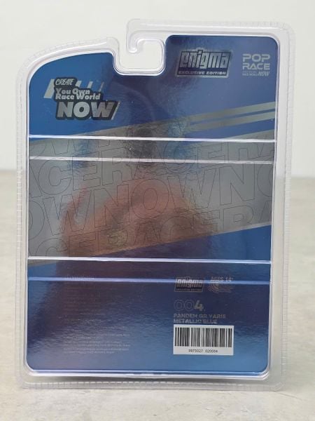Xe Mô Hình Toyota Pandem GR Yaris 1:64 Pop Race ( Metallic Blue - Bản Car )