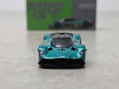 Xe mô hình ASTON MARTIN VALKYRIE ASTON MARTIN RACING GREEN LHD 1:64 MiniGT ( Xanh Lá)