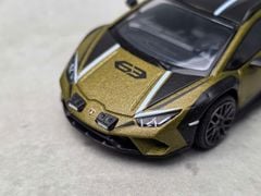 Xe Mô Hình Lamborghini Huracan Sterrato Verde Gea Matt 1:64 MiniGT ( xanh )