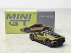 Xe Mô Hình Lamborghini Huracan Sterrato Verde Gea Matt 1:64 MiniGT ( xanh )