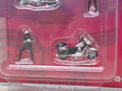 Xe Mô Hình Figure Set: Speed Cop Police Motorcycles 1:64 American Diorama