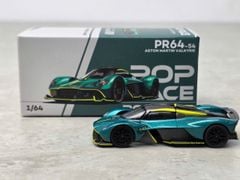 Xe Mô Hình Aston Martin Valkyrie 1:64 Popace ( Green )