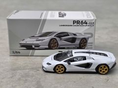 Xe Mô Hình Lamborghini Countach LPI 800-4 Bianco SID 1:64 PopRace