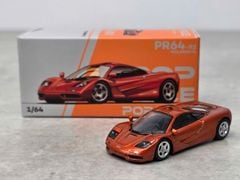 Xe Mô Hình McLaren F1 1:64 PopRace ( Orange )