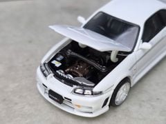 Xe Mô Hình Nissan GT-R R33 Nismo 400R 1:64 PopRace ( White )