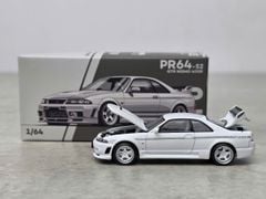 Xe Mô Hình Nissan GT-R R33 Nismo 400R 1:64 PopRace ( White )