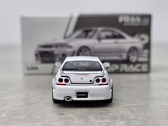 Xe Mô Hình Nissan GT-R R33 Nismo 400R 1:64 PopRace ( White )