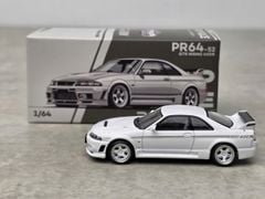 Xe Mô Hình Nissan GT-R R33 Nismo 400R 1:64 PopRace ( White )