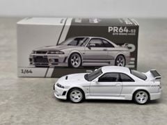Xe Mô Hình Nissan GT-R R33 Nismo 400R 1:64 PopRace ( White )