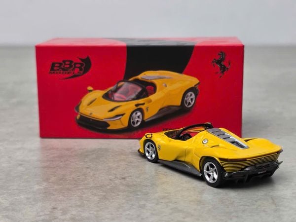 Xe Mô Hình Ferrari Daytona SP3 Giallo Modena 1:64 Minigt x BBR
