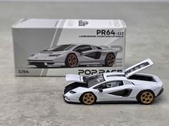 Xe Mô Hình Lamborghini Countach LPI 800-4 Bianco SID 1:64 PopRace