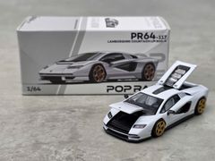 Xe Mô Hình Lamborghini Countach LPI 800-4 Bianco SID 1:64 PopRace