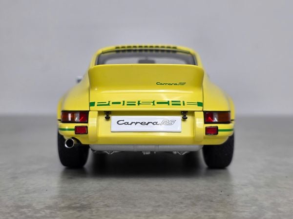 Xe Mô Hình Porsche 911 Carrera 2.7 RS 1:18 Autoart ( Light Yellow / Green STripes )