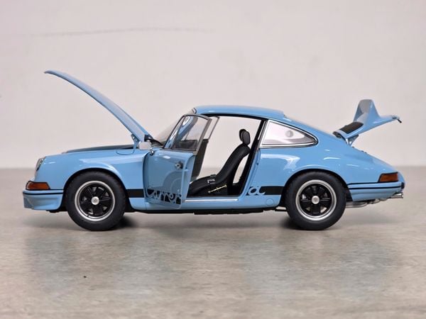 Xe Mô Hình Porsche 911 Carrera 2.7 RS 1:18 Autoart ( Gulf Blue / Black STripes )