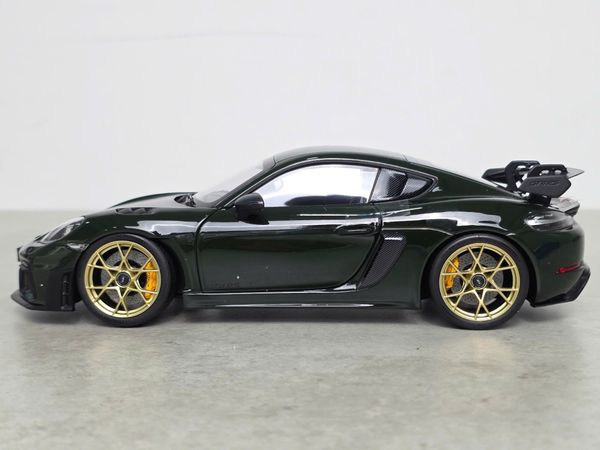 Xe Mô Hình Porsche Cayman GT4 RS 2023 Weissach Pack 1:18 Norev (Brewster Green)