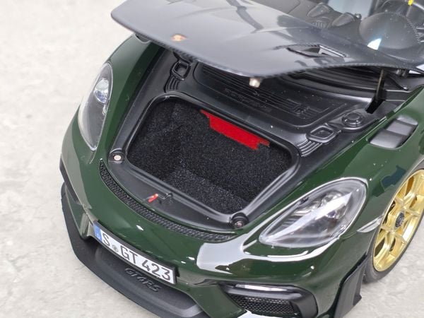 Xe Mô Hình Porsche Cayman GT4 RS 2023 Weissach Pack 1:18 Norev (Brewster Green)