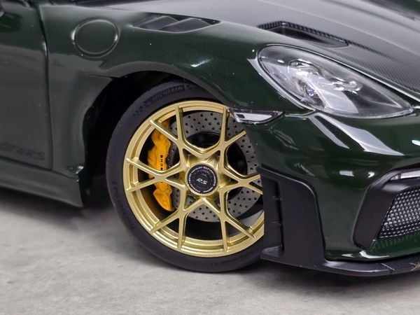 Xe Mô Hình Porsche Cayman GT4 RS 2023 Weissach Pack 1:18 Norev (Brewster Green)