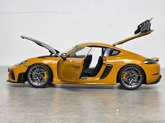Xe Mô Hình Porsche Cayman GT4 RS 2023 Weissach Pack 1:18 Norev (Bahama Yellow)