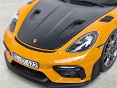 Xe Mô Hình Porsche Cayman GT4 RS 2023 Weissach Pack 1:18 Norev (Bahama Yellow)