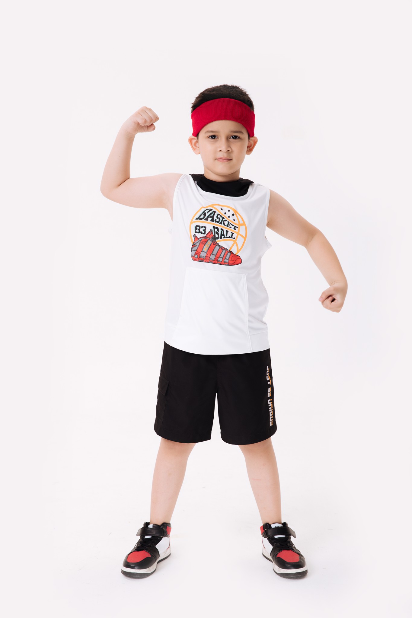 Áo Thun Hoodie Bé Trai Không Tay M.D.K BASKET BALL 83 – MDK >>> top1shop >>> mdk.com.vn