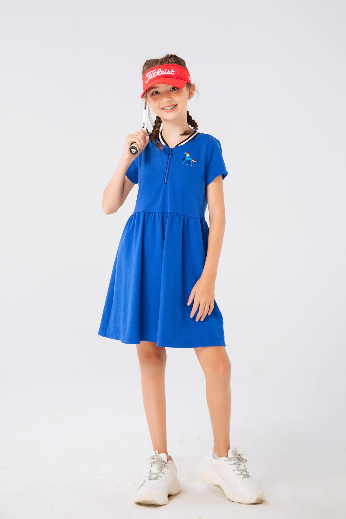 Đầm Bé Gái M.D.K Tennis Dress With Horse Ebr – MDK >>> top1shop >>> mdk.com.vn