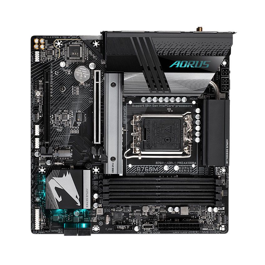 MAINBOARD GIGABYTE B760M AORUS PRO AX DDR4 